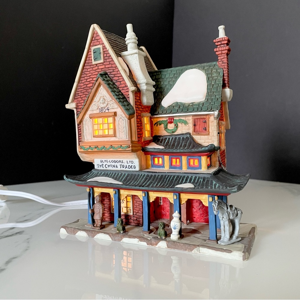 "The China Trader" Dickens Snow Village by Dept. 56